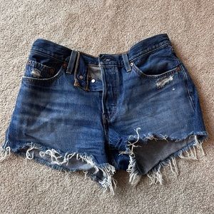 Levi 501 denim shorts